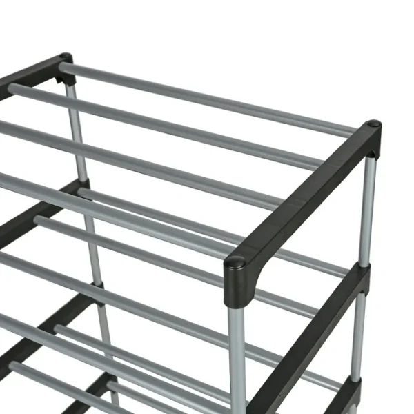 itchenAxis 4-Tier Metal Shoe Rack – Space-Saving Shoe Organizer for 8 Pairs - Image 4