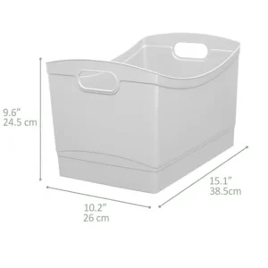 KitchenAxis Clear Utility Storage Organizer Bin – 5