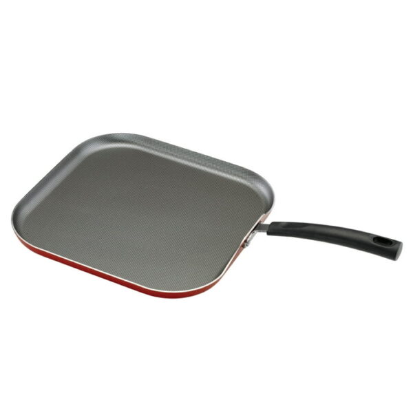 KitchenAxis 18-Piece Non-Stick Cookware Set – Premium Aluminum Cooking Set with Lids, Utensils & Red Finish - Image 5